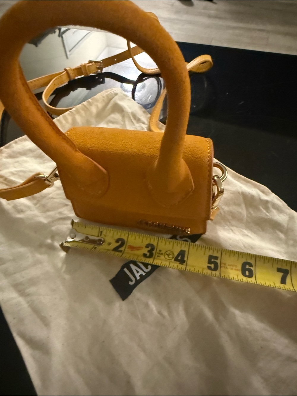 Jacquemus Le Chiquito Canvas Signature Mini Handbag - Picture 6 of 7